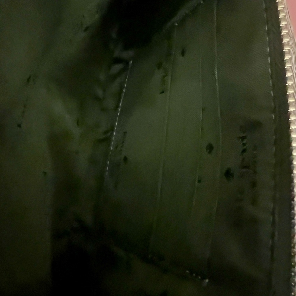 Kate Spade Forest Green Leather Pouch - Picture 6 of 8